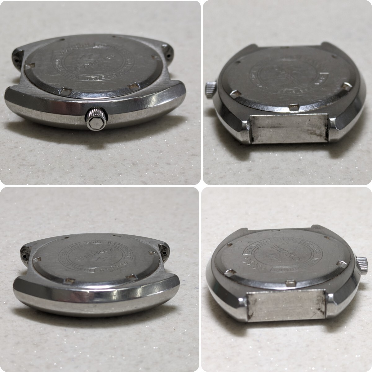 SEIKO プレスマチック 稼働品ジャンク 自動巻 セイコー アナログ 腕時計 時計 古民家整理品の画像5