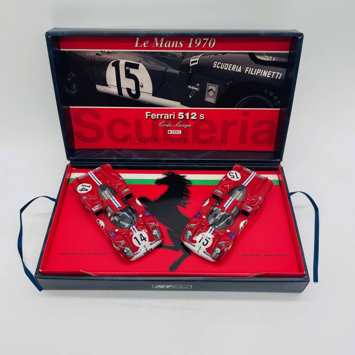 【未走行未展示品】FLY 1/32 FILIPINETTI-Ferrari Le Mans 1970 スロットカー 2台セット フェラーリ 512S フライの画像3