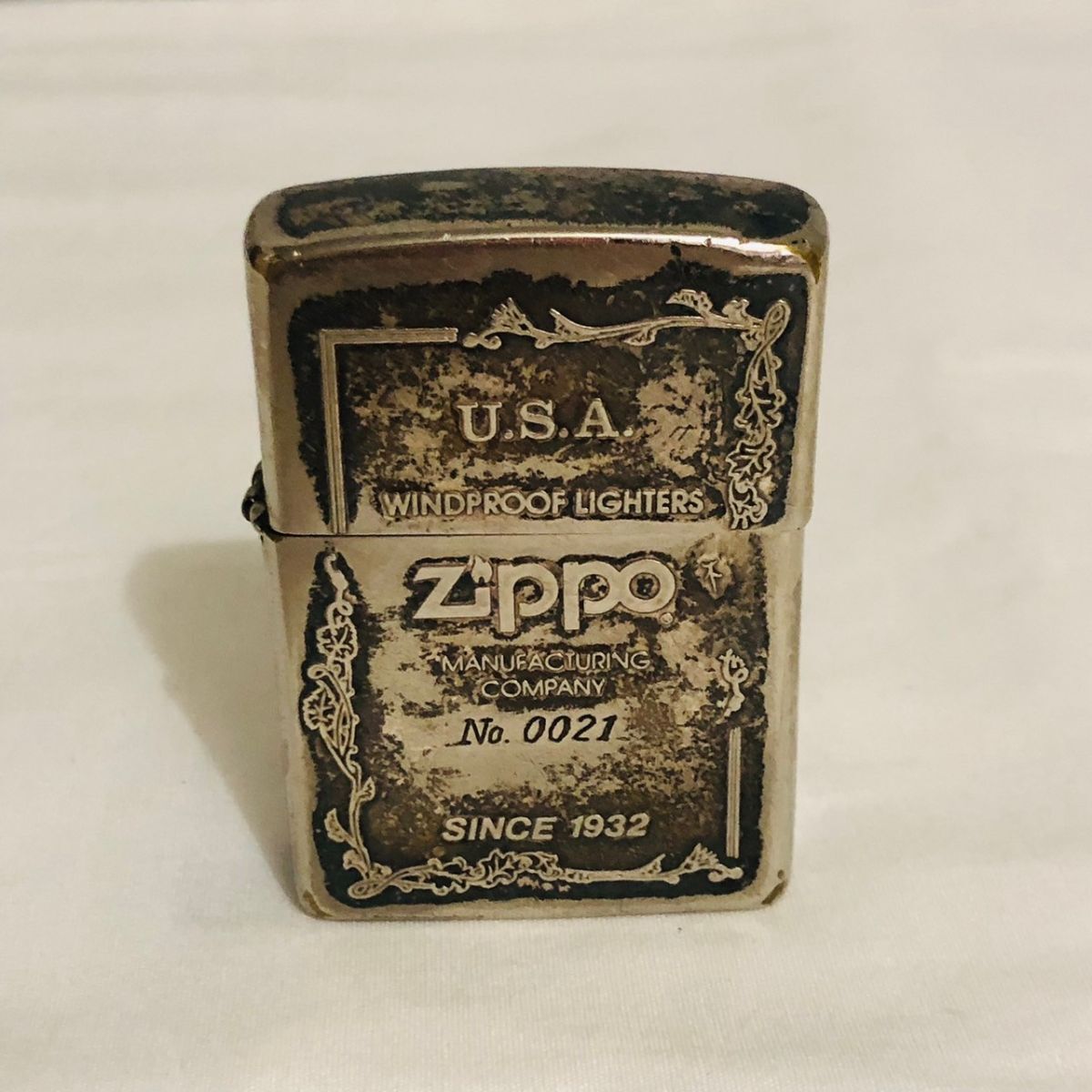 ht2012【PK】//Zippo★ジッポ　ライターまとめて　3点　MFG　唐草　シリアルナンバー　喫煙具_画像2