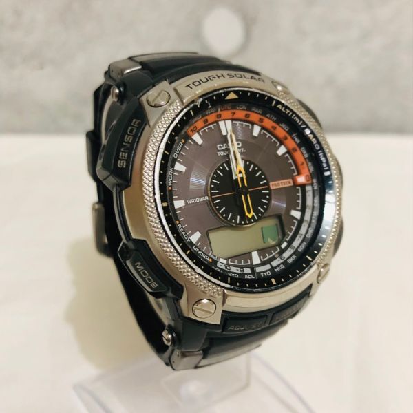 sn3018【60】//CASIO★カシオ PROTREK プロトレック 腕時計 MULTIBAND6 タフソーラー PRW-5000-1JFの画像2