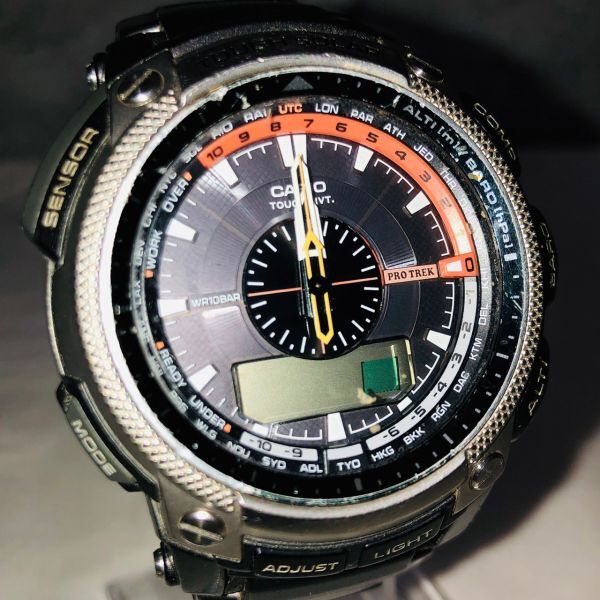 sn3018【60】//CASIO★カシオ PROTREK プロトレック 腕時計 MULTIBAND6 タフソーラー PRW-5000-1JFの画像3