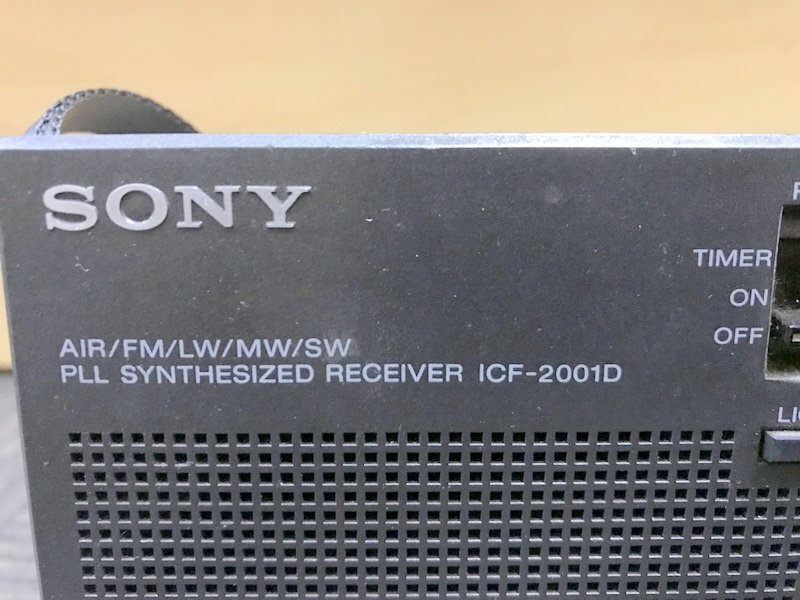 【ジャンク品】SONY ICF-2001D BCLラジオ ソニー 1円~ S3211の画像6