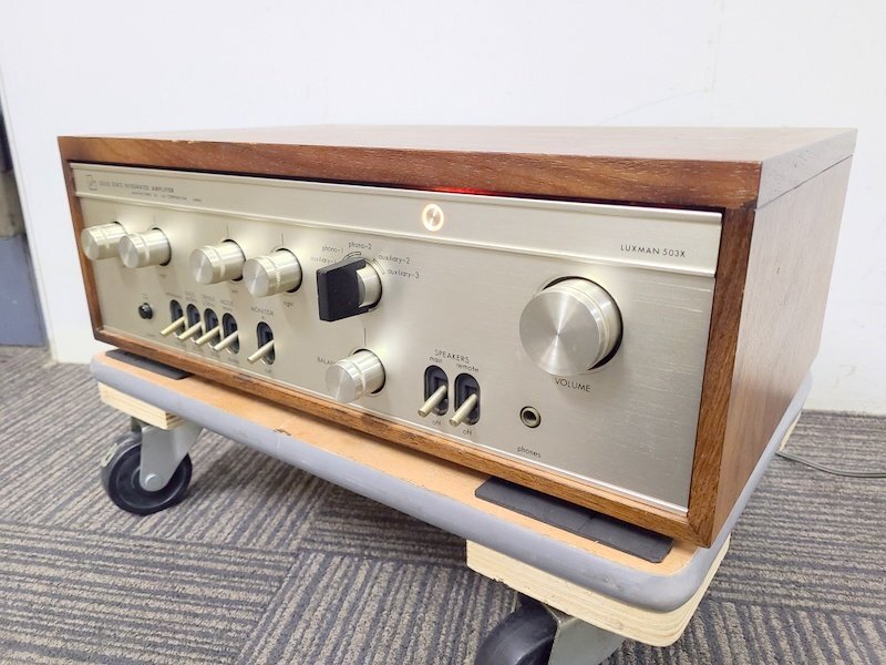 【動作未確認】LUXMAN SQ503x プリメインアンプ ラックスマン 1円~ Y6959