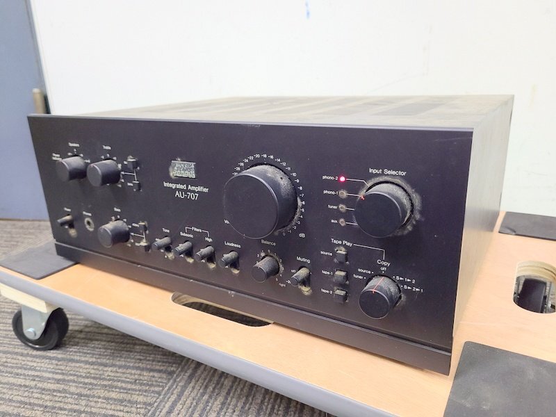 【動作未確認】Sansui AU-707 プリメインアンプ サンスイ 1円～ Y6981の画像1