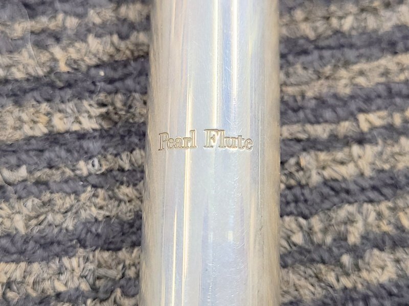 Pearl Flute PF-505 SILVER PH-6J 刻印あり 頭部管銀製? パールフルート ケース付き 1円～ Y6993の画像6