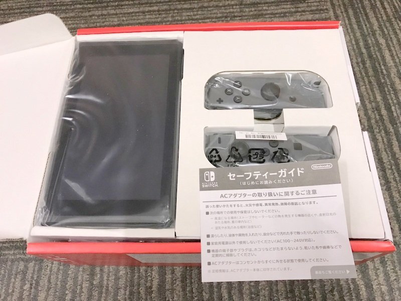 【動作未確認】Nintendo Switch HAD-S-KAAAH ニンテンドースイッチ 本体 グレー 任天堂 1円~ S3276の画像8