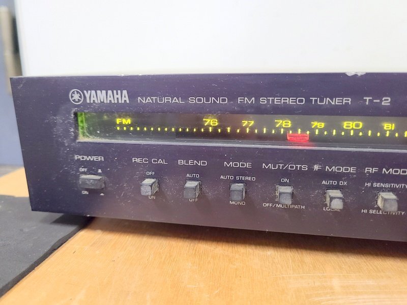 [ operation not yet verification ]YAMAHA T-2 stereo tuner Yamaha 1 jpy ~ Y7024