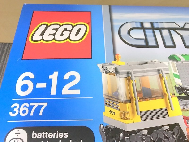 【未開封品】LEGO レッドカーゴトレイン 3677 レゴ シティ 1円~　S3321