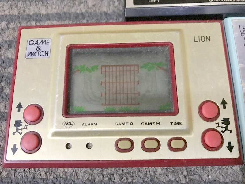 【通電動作未確認】バンダイ バクダンマン Nintendo LN-08 ライオン マスダヤ キッチン ゲームウォッチ 3個セット 任天堂 1円~ S3291の画像2