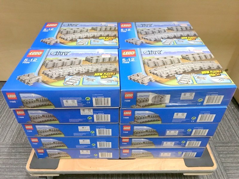 【未開封品】LEGO フレキシブルレール 7499 レゴ 20個セット シティ 1円~　S3323_画像1