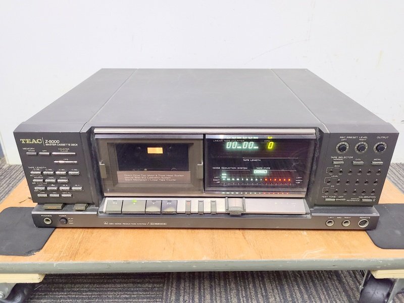 【ジャンク品】TEAC Z-5000 カセットデッキ ティアック 1円～　Y7026_画像2