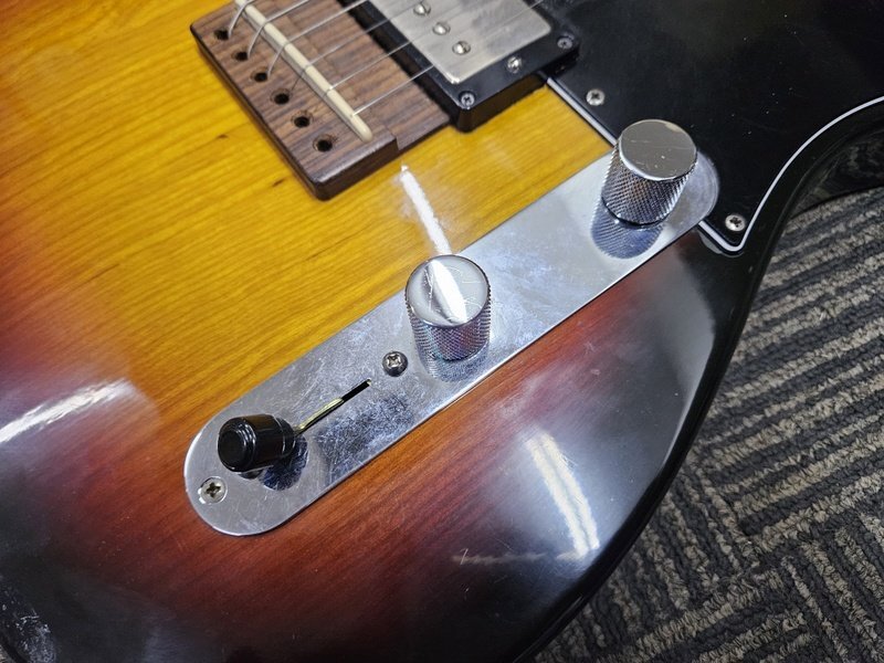 Fender Mexico 改造品 Telecaster?/ボディ PR751? acoustasonic/ネック 部品取り フェンダー テレキャスター ケース欠品 1円~　K0825+_画像2