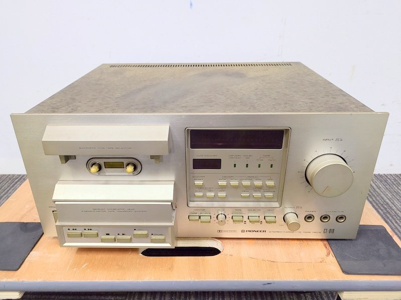 【ジャンク品】Pioneer CT-910 カセットデッキ パイオニア 1円～ Y7030の画像2