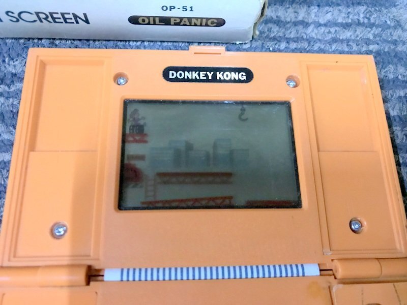 [ electrification operation not yet verification ]Nintendo OC-22 Octopus DK-52 Donkey Kong MH-06 OP-51 Game & Watch 4 piece set nintendo 1 jpy ~ S3289
