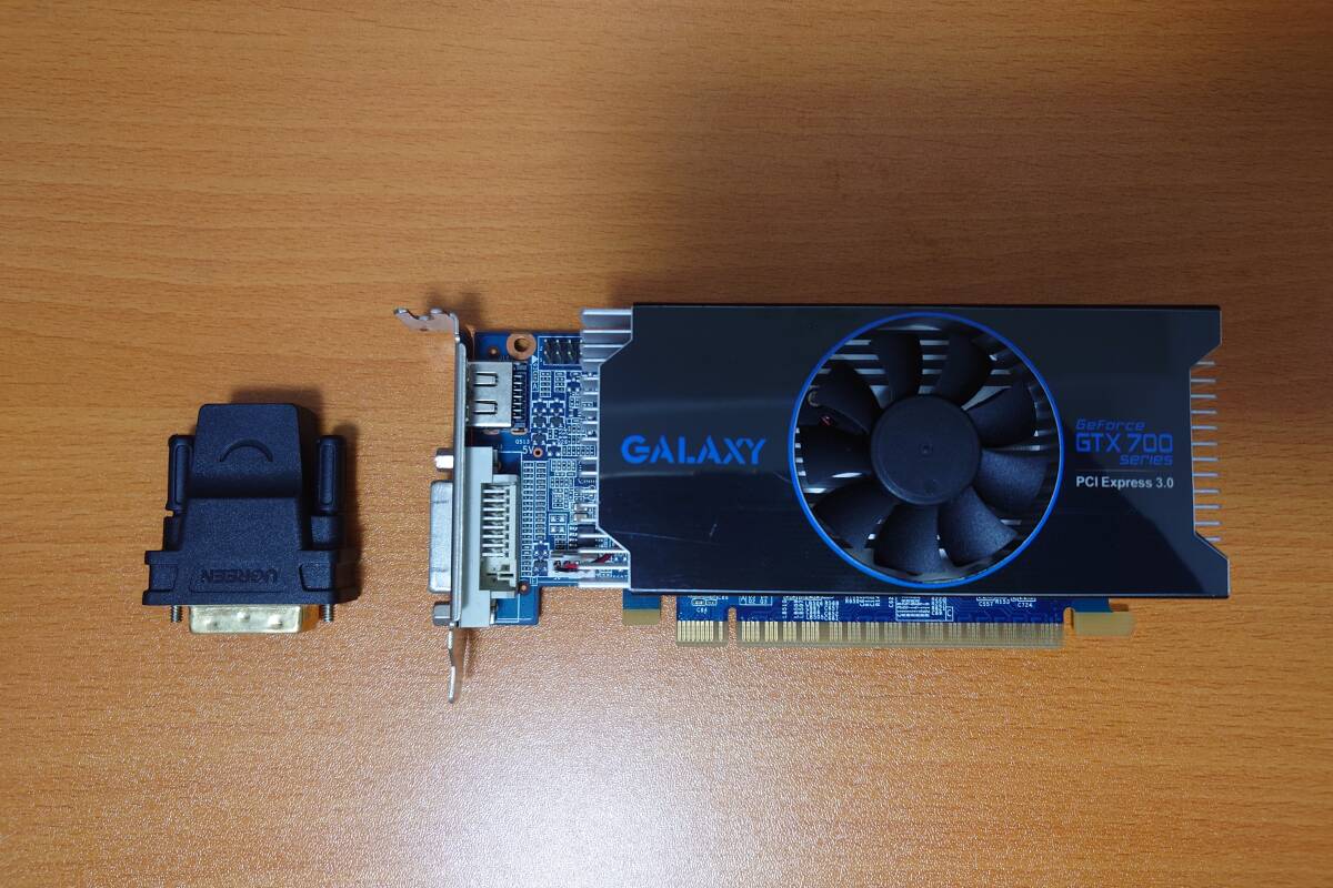 GALAXY GEFORCE GTX750Ti 2GB GDDR5 LowProfile 中古品_画像1
