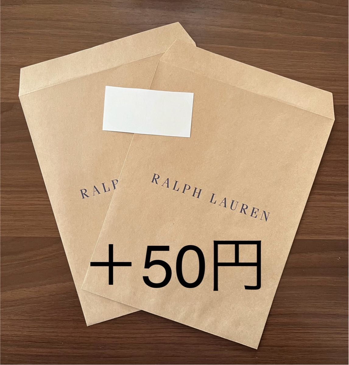 【新品未使用】ラルフローレン　ミニタオルハンカチ２枚セット　No.52