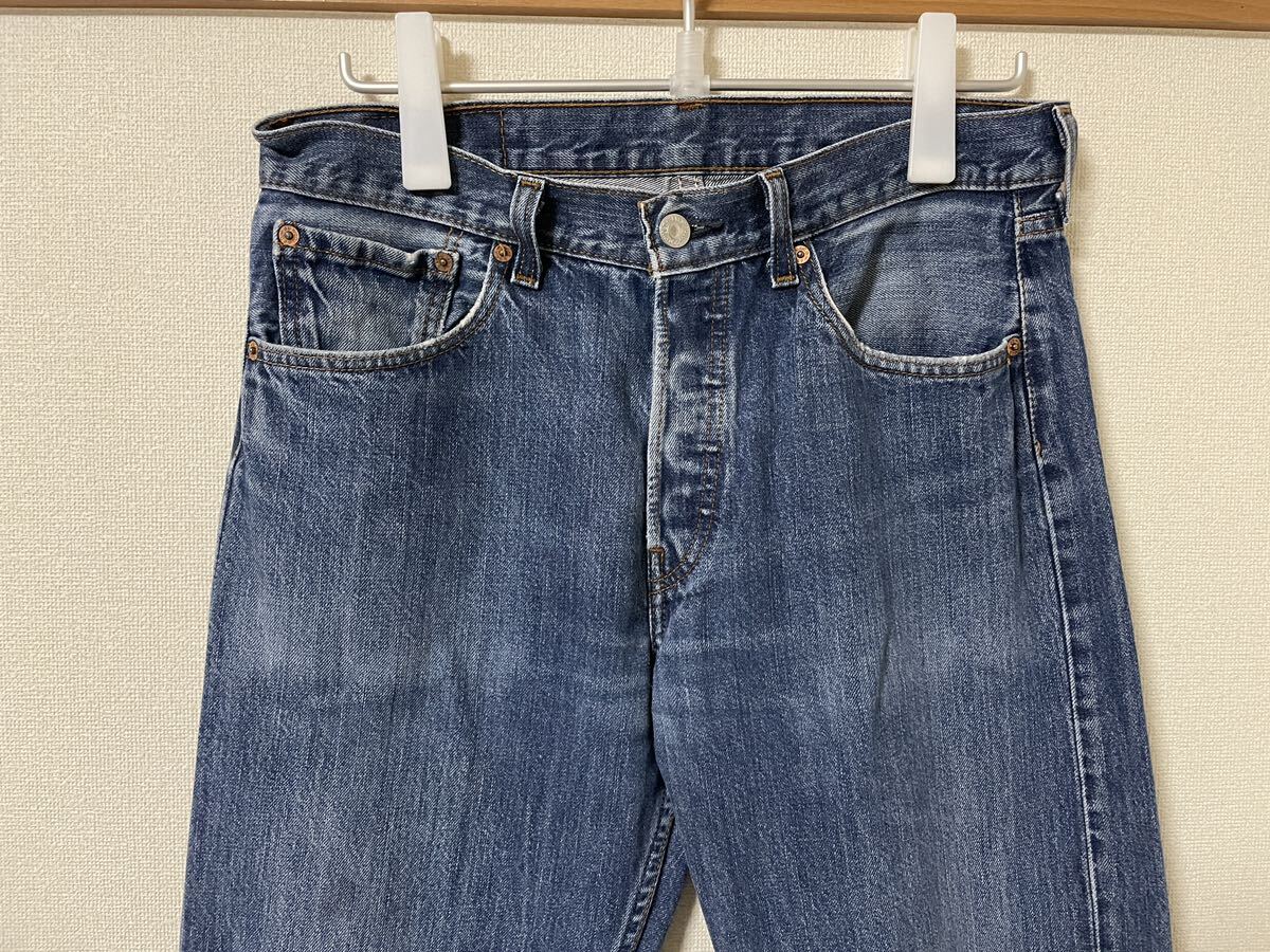 UK Levi's 501 ジーンズ w32？表記 UKリーバイス 色落ち_画像2