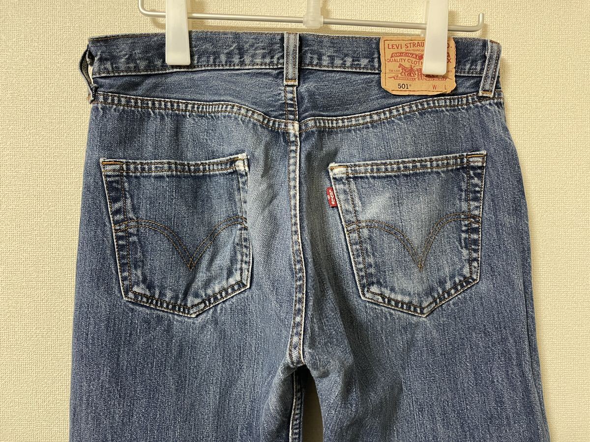 UK Levi's 501 ジーンズ w32？表記 UKリーバイス 色落ち_画像5