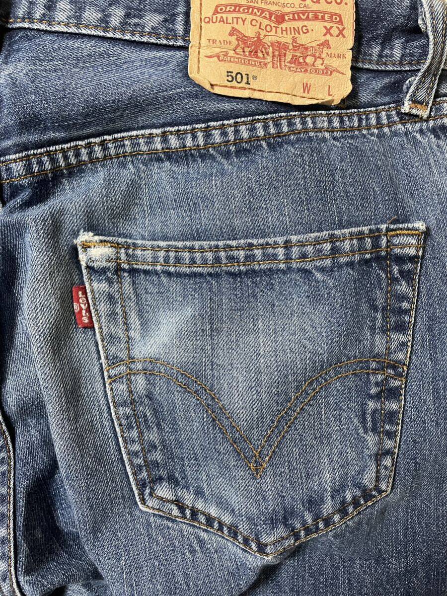 UK Levi's 501 ジーンズ w32？表記 UKリーバイス 色落ち_画像6