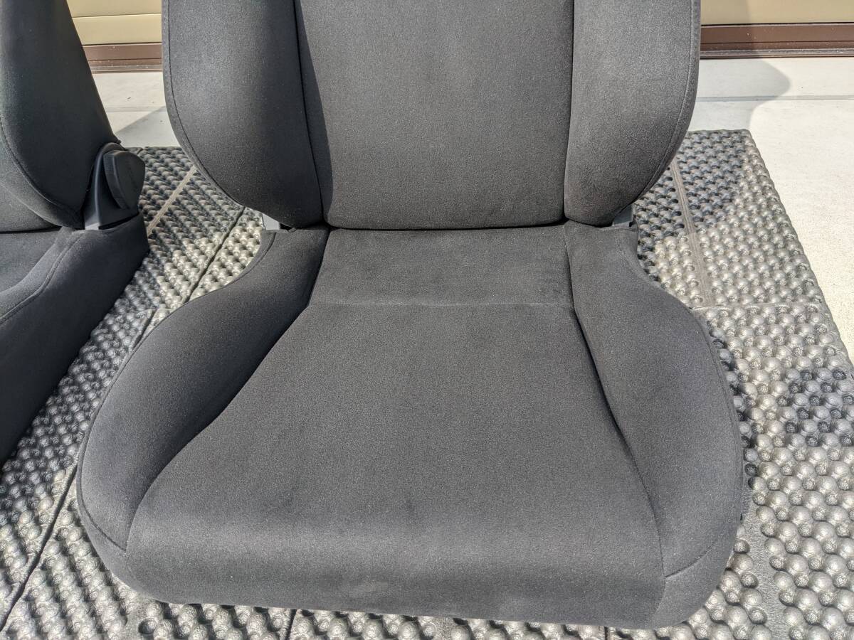 【1円～】乗り降りラクラク！RECARO SR-7F KK100 BK カムイBlack 美品2脚セット正規品！レカロ 検LX-F/LX-VF/SR7F/SR-VF/ハイエースの画像9