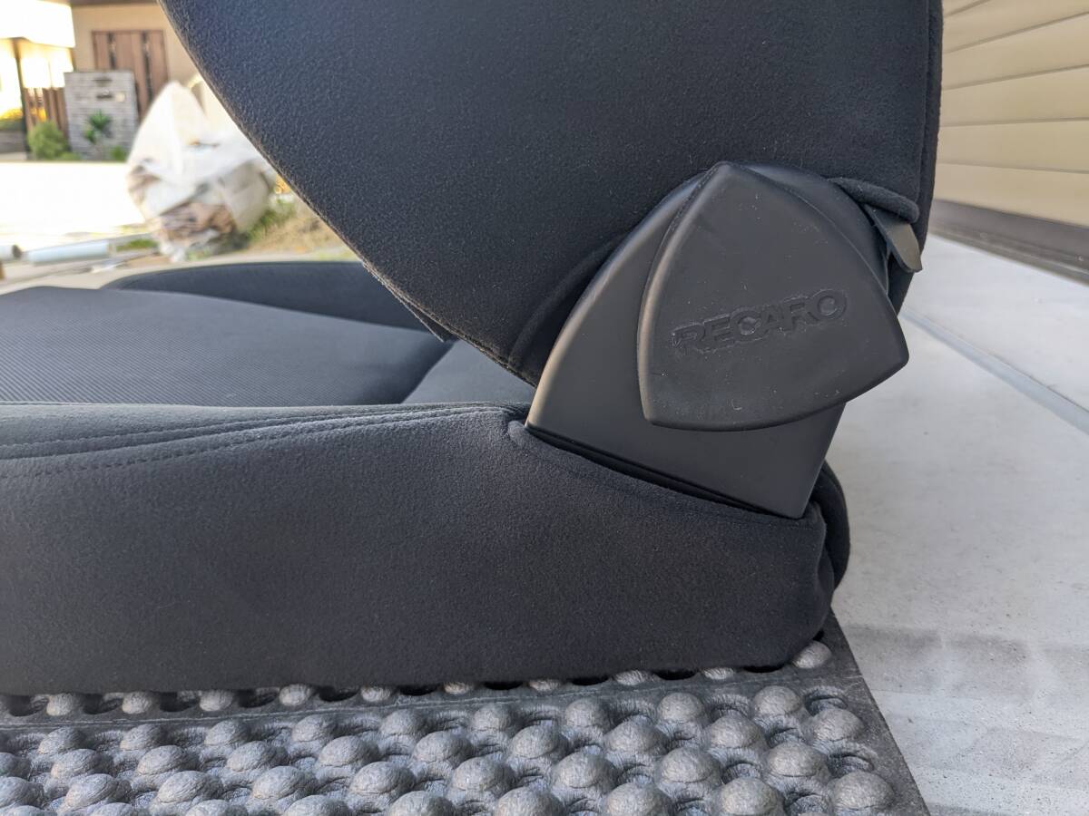 【1円～】乗り降りラクラク！RECARO SR-7F GU100 BK/BK 美品！ウルトラスエードの上級モデル正規品！SBR付 検レカロ/LX-VF/SR7F/ハイエースの画像10