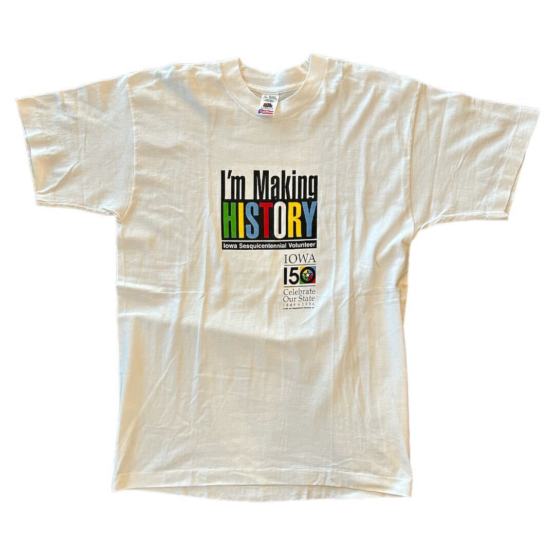 dead stock made in usa FRUIT OF THE LOOM 企業 Tシャツビンテージ USA製 半袖 90s_画像1