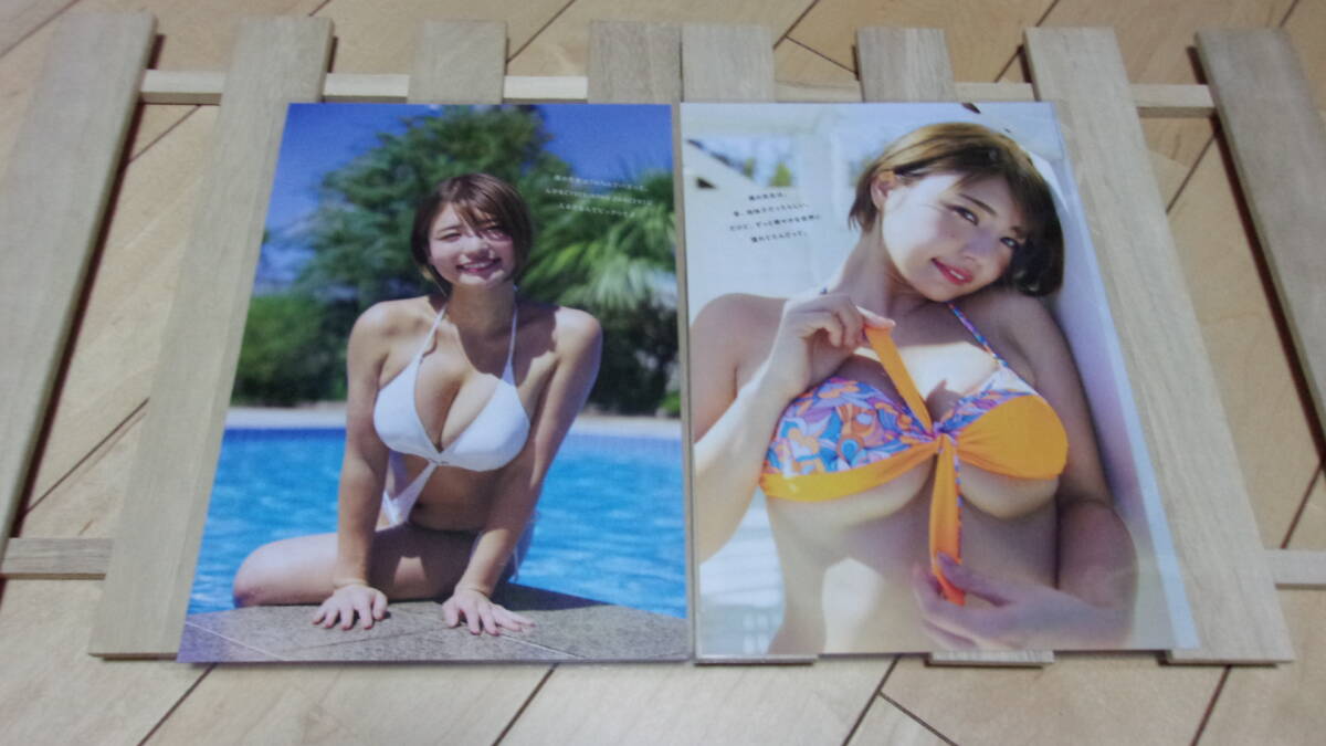 ENA★Hカップ・元保健室の先生★彡B5雑誌切抜ラミネート6P★T167★美乳・美脚・美尻《H47》_画像4