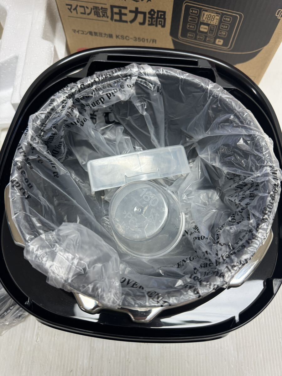 KOIZUMI KSC-3501/R 3.5合 小泉成器 マイコン 電気圧力鍋 炊飯器_画像3