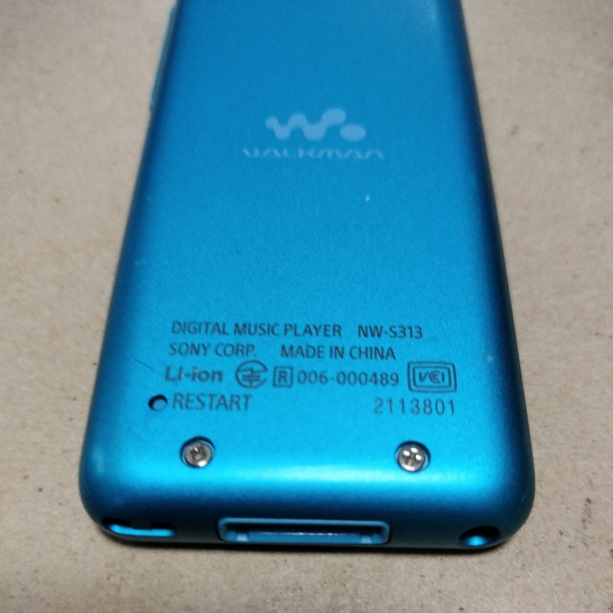 SONY WALKMAN ソニー デジタルオーディオプレイヤー ウォークマン WALKMAN Sシリーズ 4GB NW-S313 ブルー 良好 Bluetooth対応の画像5