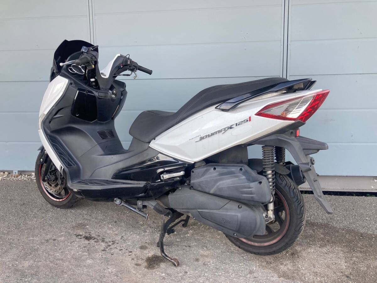 神戸明石発！SYM JOYMAX125i (RFGLNA305FS) 125ccクラスには見えない程でっかい車格！再生ベースや部品にどうぞ！検）X'PRORV125G-DINKの画像2