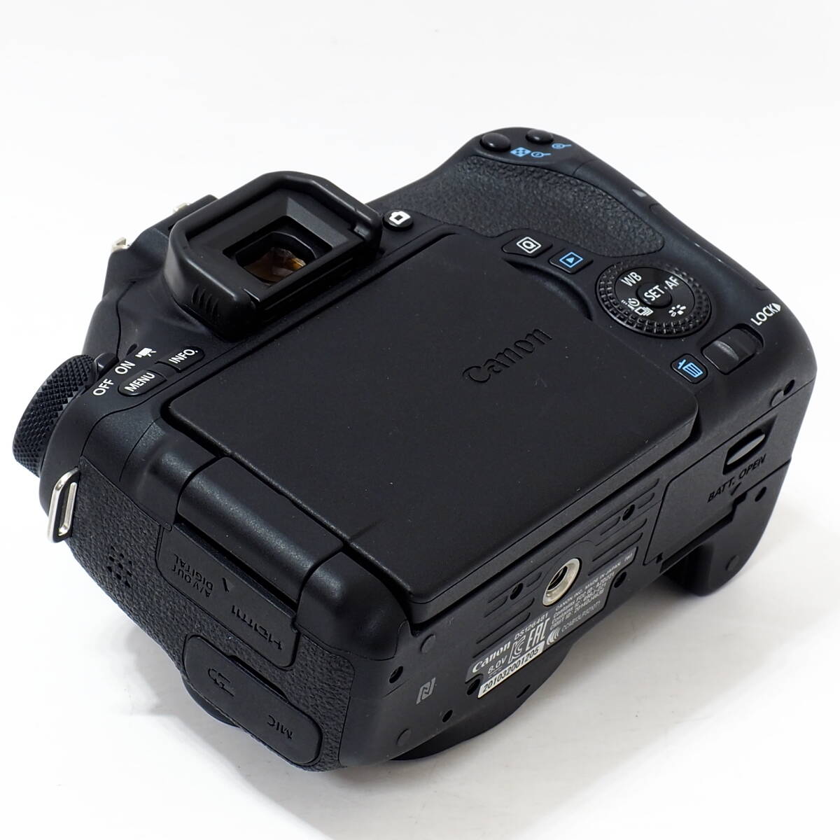 Canon EOS 8000D Body APS-C 2420万画素CMOSセンサ- DIGIC6 Kiss X8i 上位版 上面モニタ-&サブ電子ダイヤル タッチパネル LC-E17 LP-E17 x2の画像9