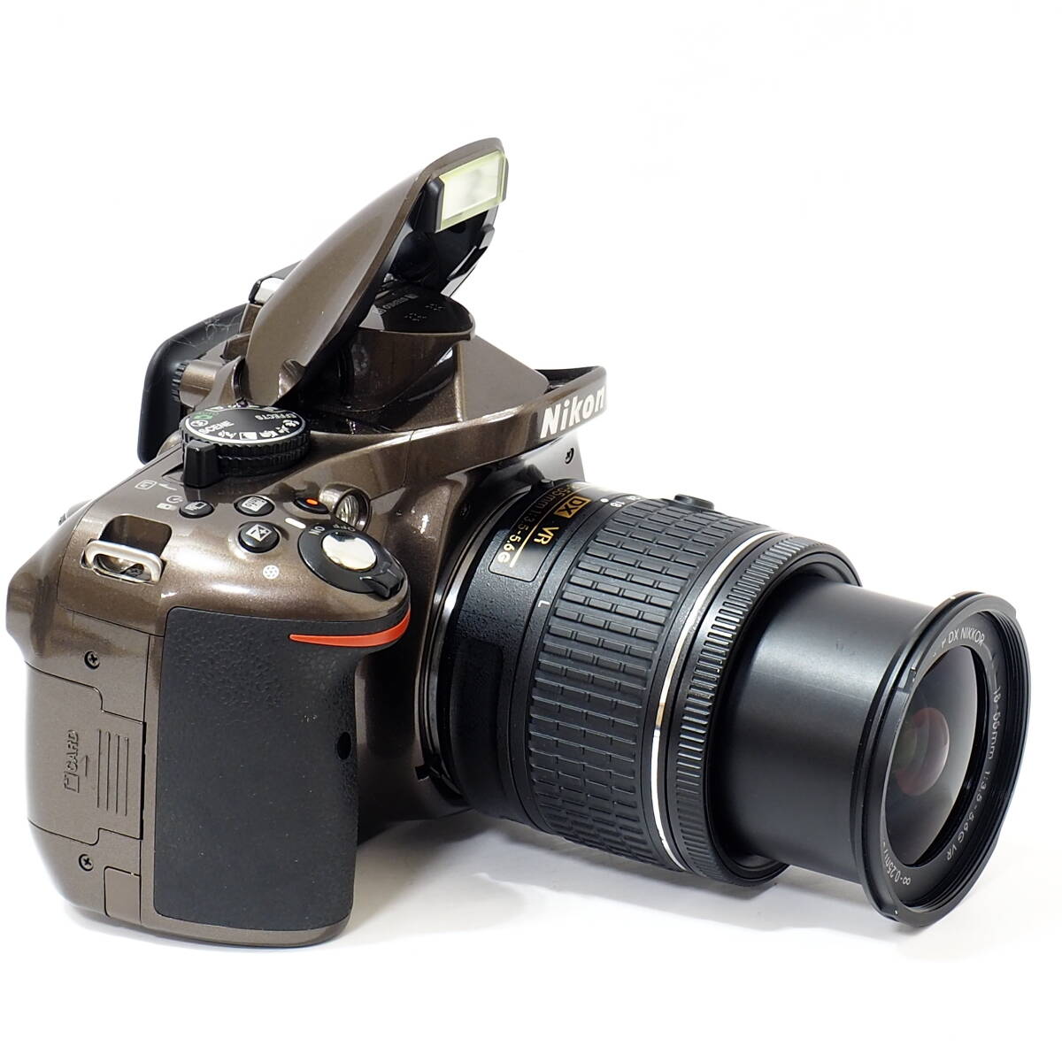 Nikon D5200 Bronze AF-P DX NIKKOR 18-55mm F3.5-5.6 G VR APS-C DX Format 2410万画素 ブロンズカラーで個性が光る EN-EL14 MH-24_画像6
