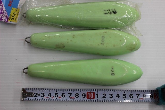 * Fuji wala night light vinyl trunk attaching six rectangle fishing sinker 300 number ×4,350 number ×1 total ×5ke set [ boat fishing supplies ][ unopened goods . equipped ][ used purchase goods ]*G⑦