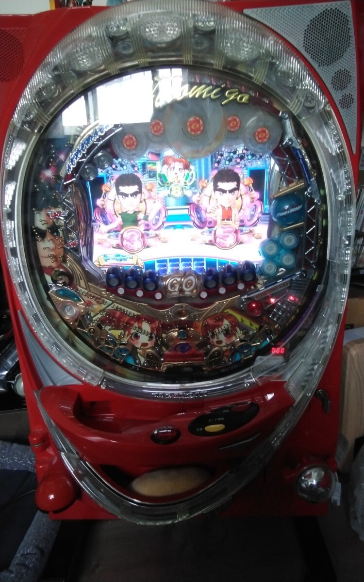 CRGO!GO!. Second stage H4-T pachinko used apparatus / superior article / circulation processing, volume, trance service / retro CR pachinko machine / new silver /