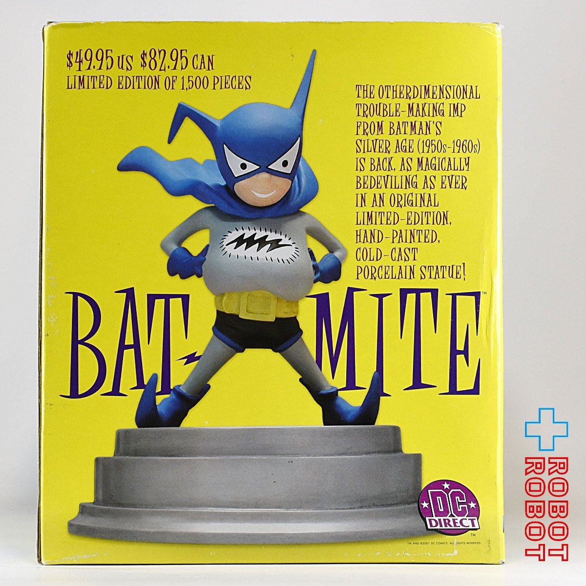 DCダイレクト バットマイト 1500体限定 スタチュー 箱入 DC DIRECT BAT-MITE Hand Painted Cold Cast Porcelain Statue Limited Edition_画像9