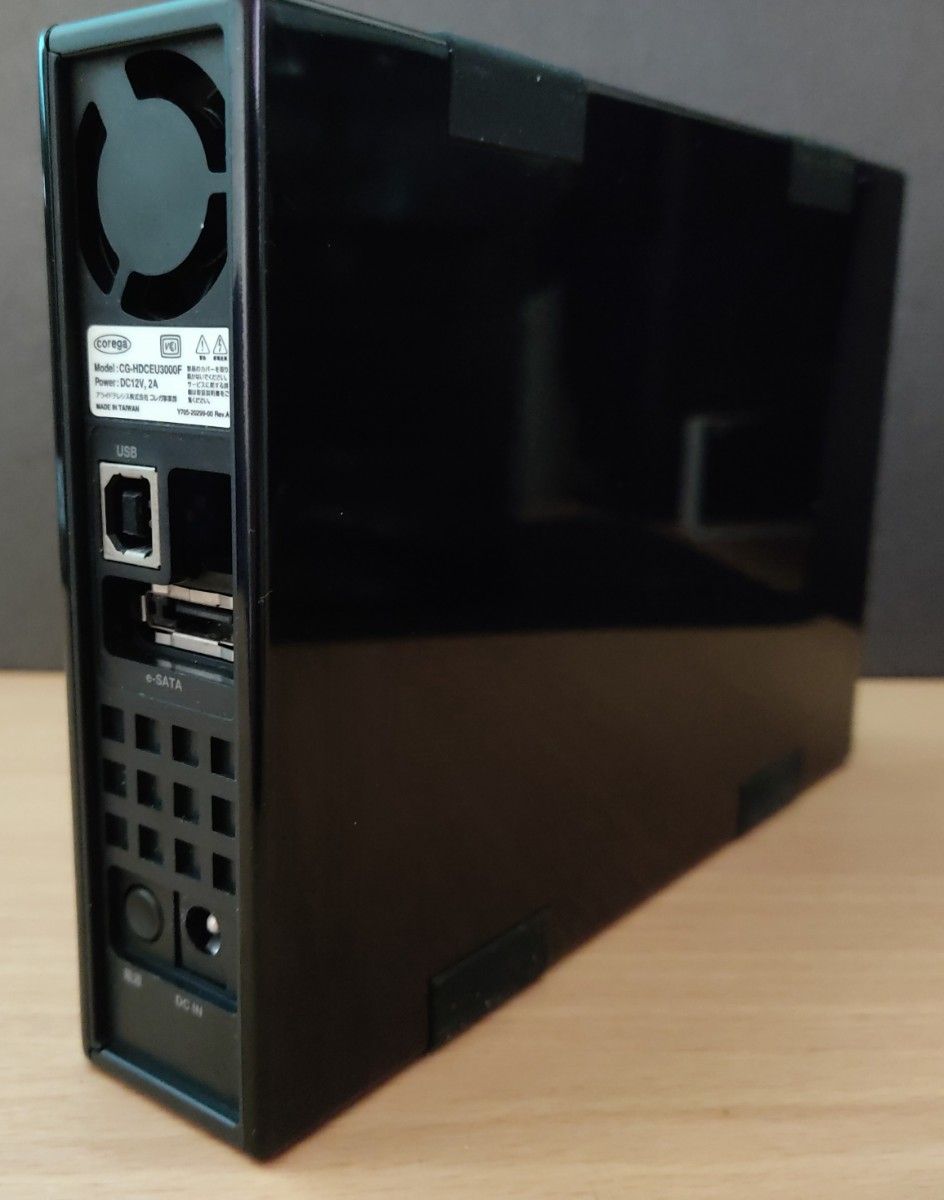 corega 3.5 HDD ケース CG-HDCEU3000F USB2.0 eSATA 動作確認済 コレガ ハードディスク
