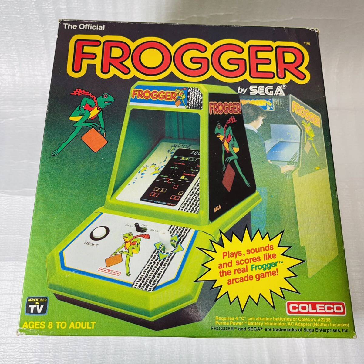 【動作確認済み】COLECO コレコ社製品 日本未発売海外購入品 FROGGER フロッガー LSI 電子ゲーム 超レア 希少価値品 動作・音質問題なし _画像1