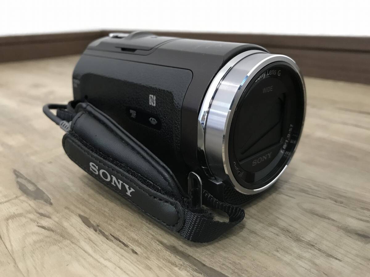 SONY ソニー ハンディカム HDR-PJ540 デジタルビデオカメラ ブラウン 2014年製 ECM-GZ1M 純正充電器 充電池付属