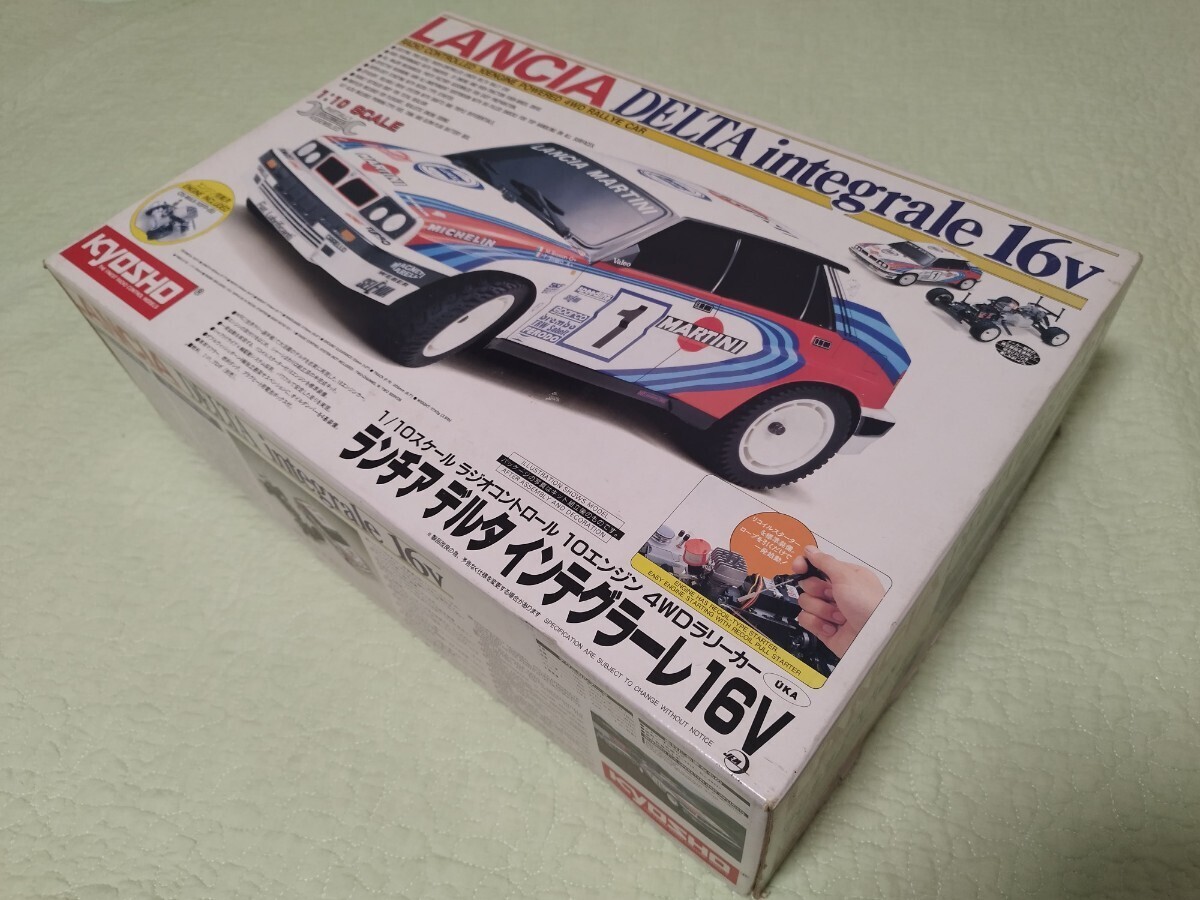 【未組立】京商 ランチア デルタ インテグラーレ 16V / KYOSHO LANCIA DELTA integrale 16V 1/10 RC 10エンジン4WDラリーカー (説明必読)の画像3