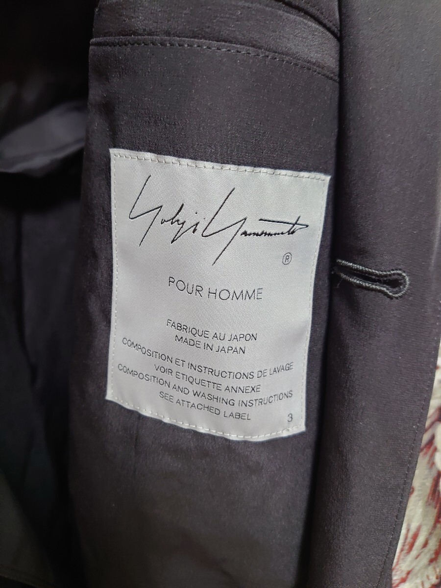  обычная цена 34 десять тысяч YOHJIYAMAMOTO Yohji Yamamoto георгина пальто шелк цветок . подросток POUR HOMME Y-3wa стул Lee 