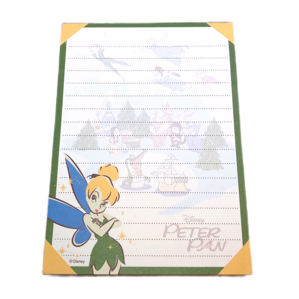  Peter Pan [Peter Pan] Disney Disney memo pad sun-star Sunstar USED