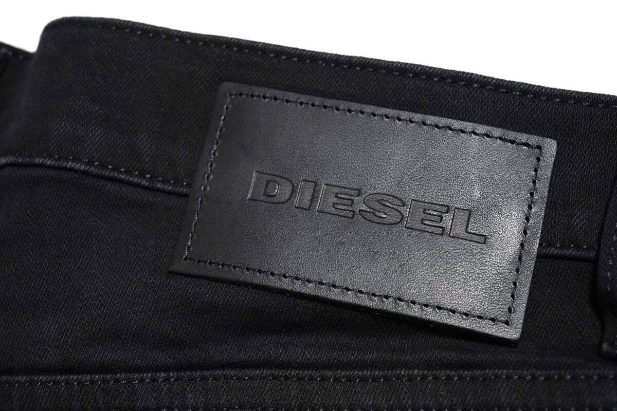 【新品/正規品】定価 3.8万 W30 DIESEL ディーゼル D-LUSTER 0ELAY 履き心地抜群 オールシーズン着用可 スリム ブラック ストレッチ デニムの画像9