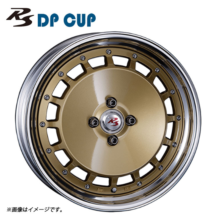 送料無料 クリムソン RS DP CUP Low Disk 18/19inch 8J-19 +52～15 4H-100 【4本セット 新品】_画像1