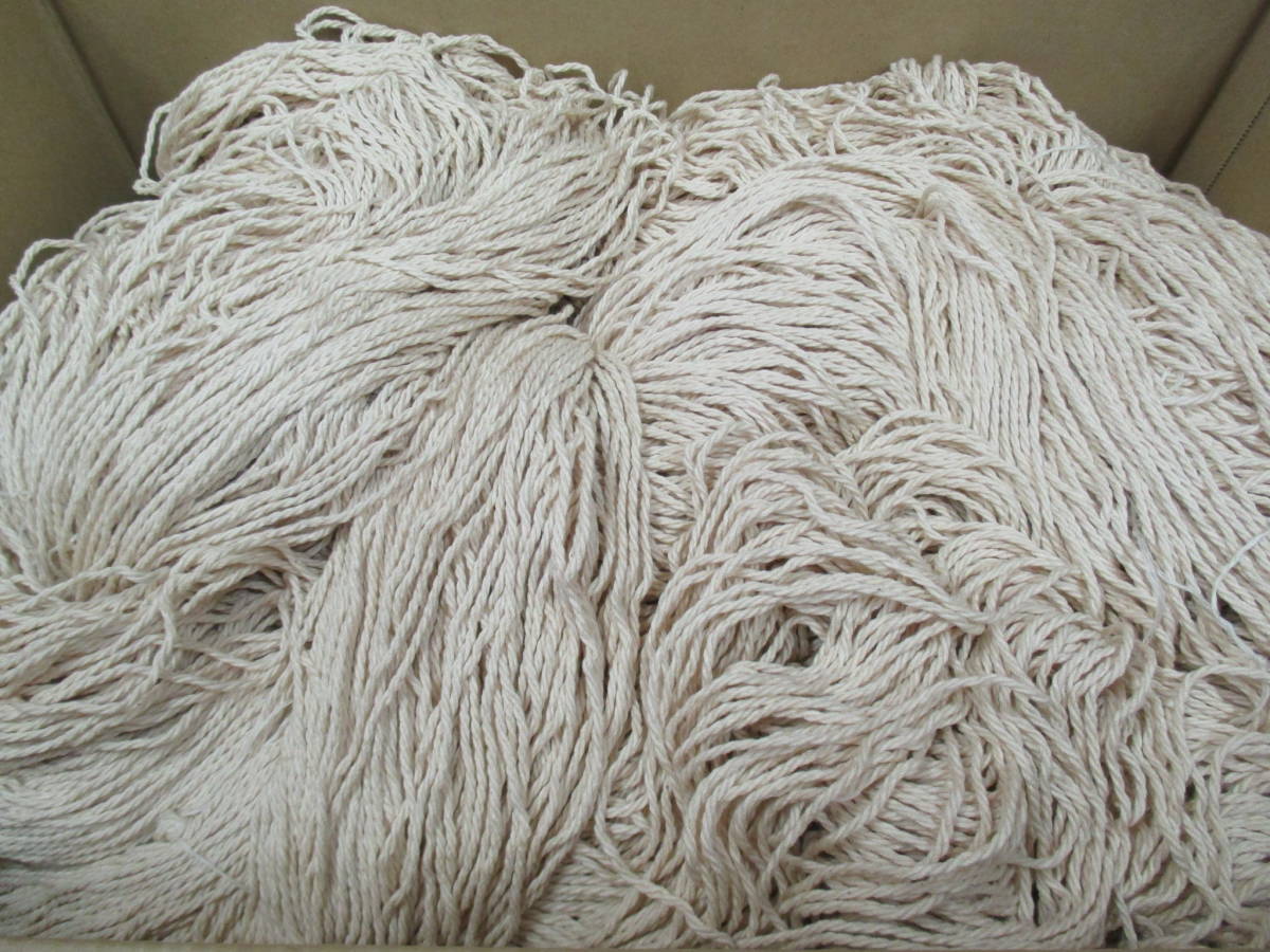 B2404 糸 ◆　1/0.8 カポック100%　かせ　(箱込約4.5㎏)　◆　 (注) 　編み物などに_画像3