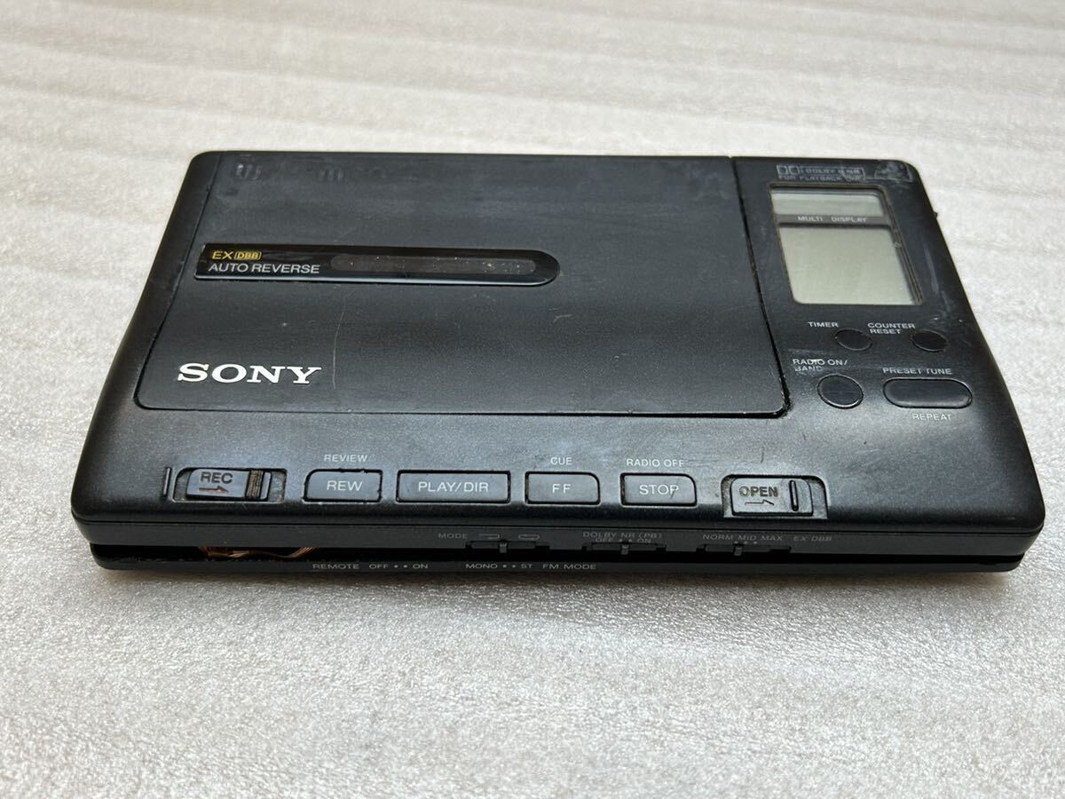 SONY カセットプレーヤー ウォークマンWM-GX90 本体が壊れています 欠品があり ジャンク品 部品取リの画像9