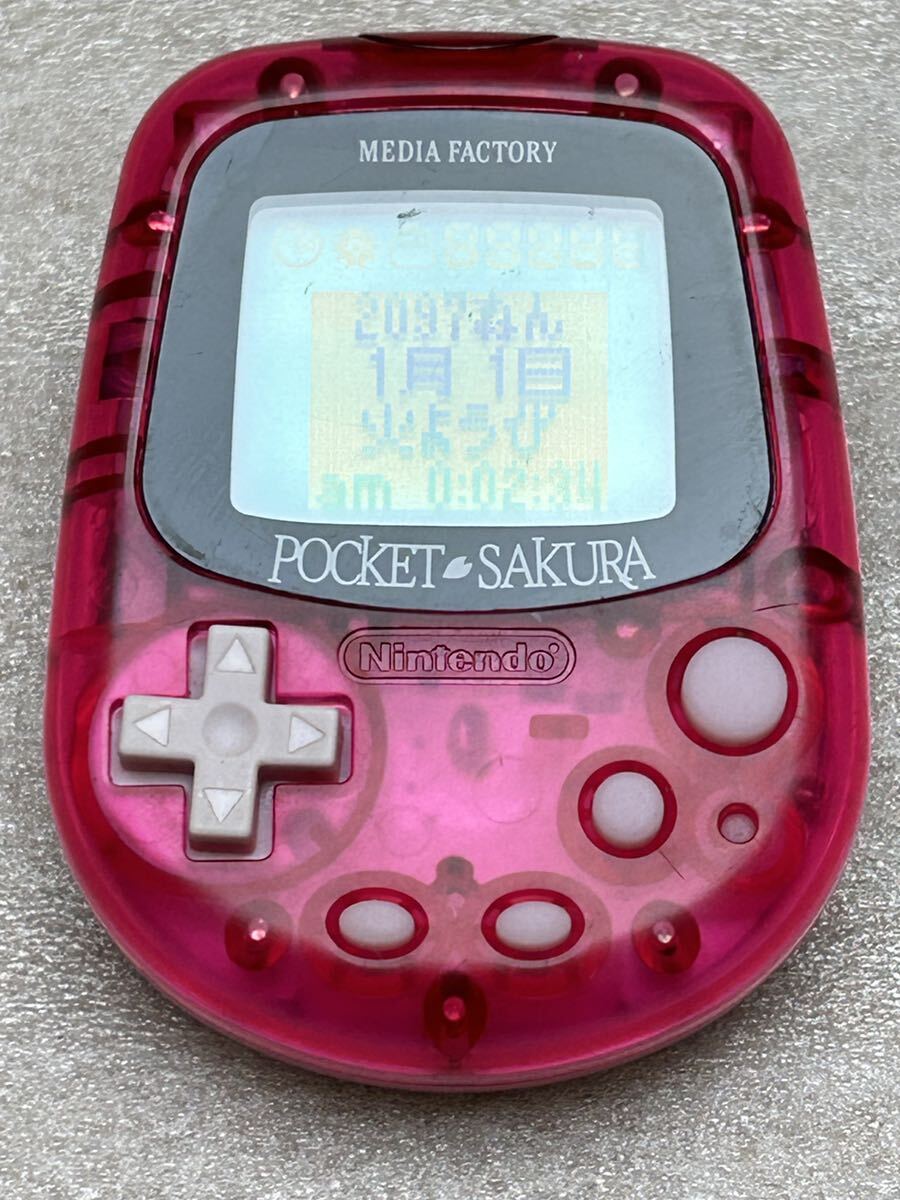  ポケットサクラ サクラ大戦 携帯ゲーム 任天堂 POCKET SAKURA MPG-002 レトロ 当時品 カラー液晶 通電確認 動作未確認 の画像4