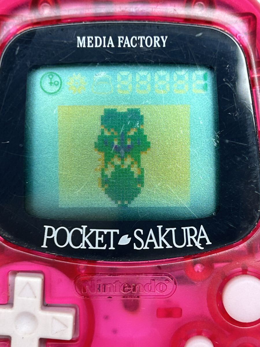  ポケットサクラ サクラ大戦 携帯ゲーム 任天堂 POCKET SAKURA MPG-002 レトロ 当時品 カラー液晶 通電確認 動作未確認 の画像2