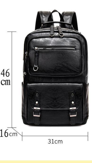  cow leather rucksack * men's business original leather shoulder bag * high capacity casual personal computer bag * travel bag 