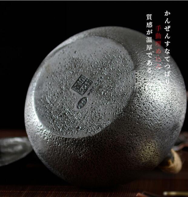 砂鉄壺煮茶焼きレベル手作り鋳鉄昔ながらのレトロ煮茶 1000ML