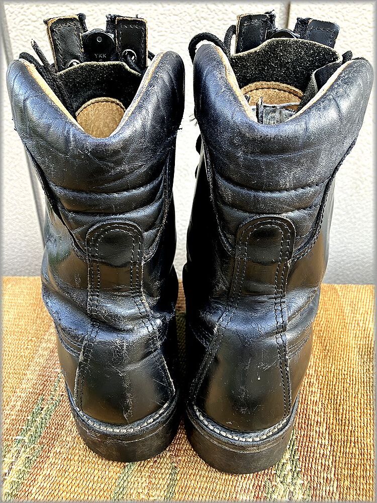 *CHIPPEWA Chippewa 90s USA производства чёрный бирка fai Ya-Man ботинки 27422 steel tuPT83 size 8.5E* осмотр Vintage 80s Work обувь 